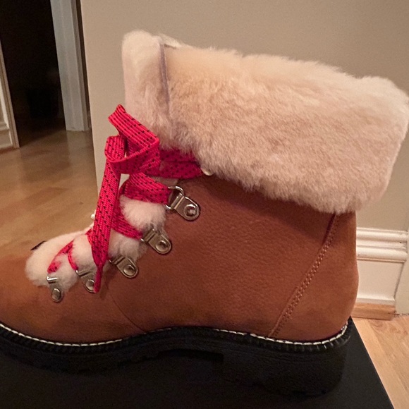 J. Crew, New in Box with Tags, Nordic Winter Boots, Glazed Pecan, Size 8 - Picture 3 of 10